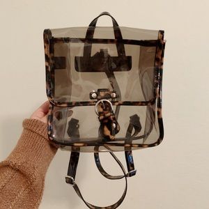 Cutest thrifted/vintage transparent backpack!